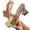 Gold, variant on Women Metallic Ribbed Strap Chunky Heel Mules Square Toe Sparkly Plus Size Spring Summer Party Elegant Shoes,Black