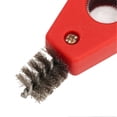 thumbnail image 2 of Alésoir de nettoyage de tuyaux en cuivre de couleur rouge avec brosse de nettoyage de tuyaux Kit de chanfreinage de polissage de tuyaux en cuivre, 2 of 4
