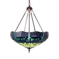 thumbnail image 7 of 22" Wide Tiffany Hanginghead Dragonfly Inverted Pendant, 7 of 7