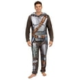 thumbnail image 2 of Star Wars The Mandalorian Mando Hooded Union Suit-Large, 2 of 4