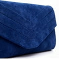 thumbnail image 4 of Kwuty Clutch Purse for Women Evening Bag Evening Purses Wedding Party Purses Clutch Bag Velvet Suede Pleated, 4 of 6