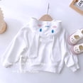 thumbnail image 3 of Chaqueta infantil Sanrioed Cinnamoroll Kuromi Anime Mymelody Ropa de abrigo Suéter Sudadera con capucha Sudadera Niña Niño Chándal Ropa deportiva, 3 of 5