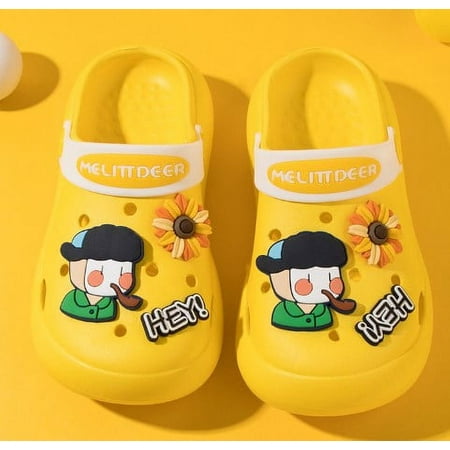 Toddler Kids Mules Boys Girls Cute Garden Water Clogs Sandals Slip On Shoes Slipper Slides Lightweight Outdoor Summer Children Beach Pool Shoes for Baby Little Kids Multi