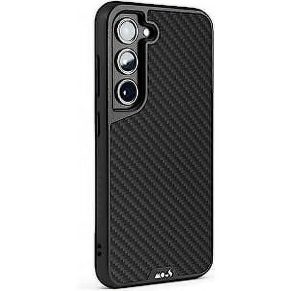 Mous - Case for Samsung Galaxy S23 - Carbon Fibre - Limitless 5.0 - Protective S23 Case MagSafe Compatible - Shockproof Phone Cover