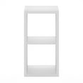 thumbnail image 3 of Furinno CUBICLE Book Shelf, 2-Cube Bookshelf, Extra Thick Frame Horizontally & Vertically Reversible Bookcase with Open Back, 14.6 x 16 x 30, for Living Room, Bedroom, Home Office, White, 3 of 6