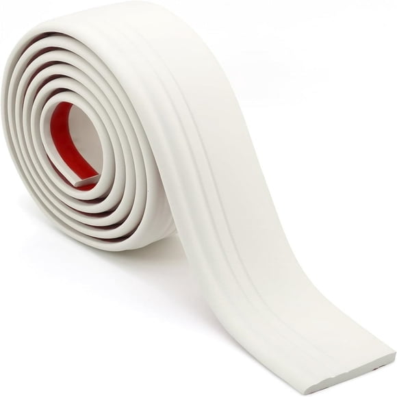 EIGTHTAIL Wall Molding Trim & Chair Rail Wall Base Moulding Trim Self-Adhesive Panel Moulding DIY Home Decor on Cabinet Door Mirror Frame 6.56ft