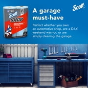 Scott Multi-Purpose, Shop Towel, 2 Rolls, 55 Sheets Per Roll (110 Total Sheets)