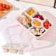 thumbnail image 2 of Pisexur Batería de cocina Lonchera de trigo con seis compartimentos, paja de trigo con tapa, caja para refrigerios, caja para conservar frutas, platos para refrigerio para la cocina del hogar, 2 of 6