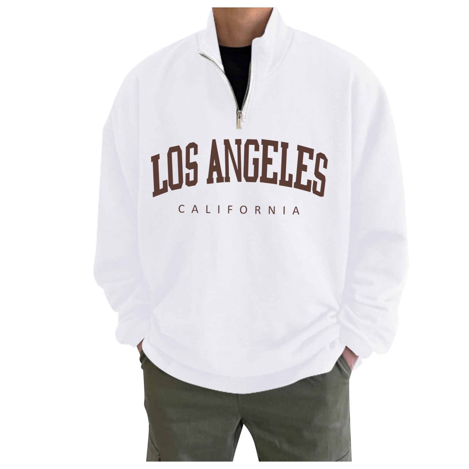 Street Boyfriend Style Polar Fleece Loose Pockets Hooded Sweater