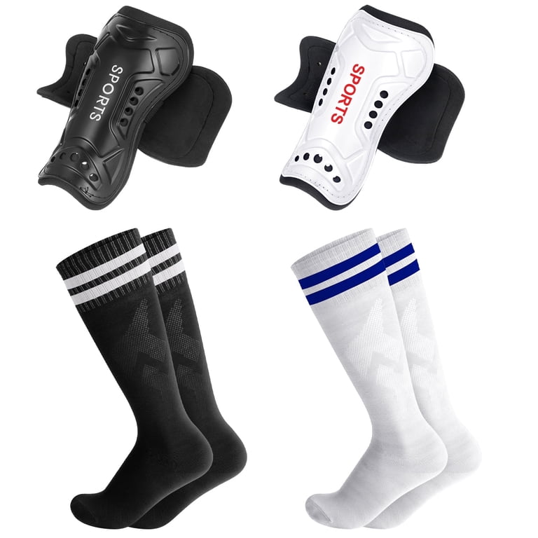 Hengguang Kids Soccer Shin Guards with Socks, 2-Pair photo 1