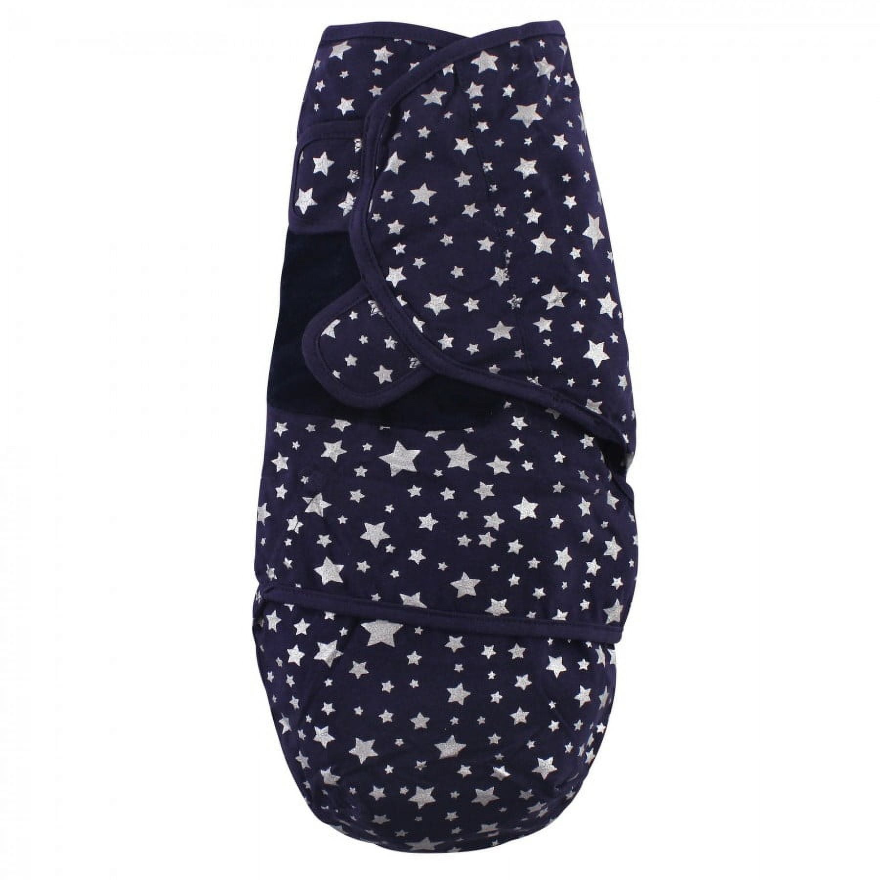 Hudson Baby Infant Girl Cotton Swaddle Wrap, Gray Unicorn, 0