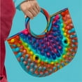 thumbnail image 4 of Push Bubble Handbag Pop Women Tote Bag Silicone Pressure Relieving Fidget Sensory Shoulder Handbag Purse Wallet for Adult Teens Girl, 4 of 5