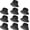 Black, variant on Unisex Bucket Hats Bulk, Solid Color Sun Hat Caps for Women Sumer Beach Outdoor Travel