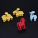 thumbnail image 5 of 4 unidades, molde para galletas de plástico animal 3d, molde para cortador de pasteles fondant, herramientas para hornear brimios Feliz Sencillez, 5 of 5