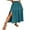 Blue, variant on LYMAYTER Casual Skirts for Women Slit Elastic A Line Beach Long Skirts Summer Boho Flowy Maxi Skirt S-XL