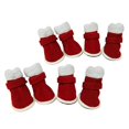 thumbnail image 6 of 4pcs/Set slip Small Pet Dog Cats Booties s Shoes Winter Apparel Outfits Christmas Supplies, 6 of 8