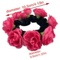 thumbnail image 3 of Practical Hairband Soft and Comfortable Flower Elastic Scrunchies for Daily Wear, 3 of 21
