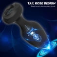 thumbnail image 4 of MLSICE 10 Vibrations Mode Waterproof Rechargeable Anal Vibrator Butt Plug Sex Toy For Men Women - Remote control, 4 of 6
