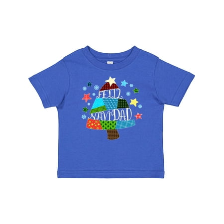 

Inktastic Feliz Navidad Patchwork Tree Quilting Boys or Girls Baby T-Shirt