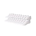 thumbnail image 2 of Hanes Girls' No Show Socks, Super Value Pack, 20-Pairs White M, 2 of 4