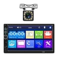 thumbnail image 1 of Reproductor de Radio Coche MP5 Baoblaze 7018B Pantalla Táctil 7 Pulgadas Con Cámara de Visión Trasera, 1 of 2