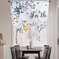 thumbnail image 3 of Texas Star Country Balloon Curtains for Bedroom/Front Door/Bathroom, Blue Farmhouse Branches Tie Up Curtains 63 Inch Length Light Filtering Kitchen Curtains Shades for Windows 46"x63", 3 of 8