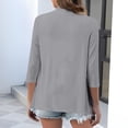 thumbnail image 4 of Fall Cardigan Sweaters for Women Lightweight 2026 Long Sleeve Button Down Open Front Cardigan, XL, 4 of 6