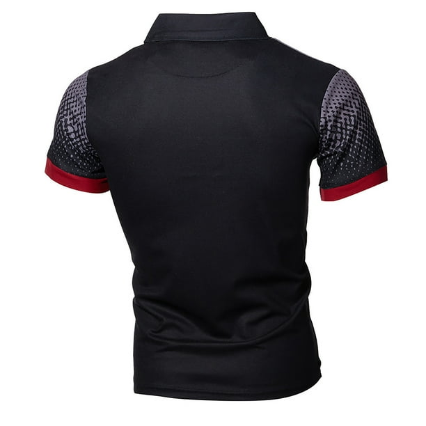 Mens Polo Shirt Short Sleeve Moisture-Wicking Performance Golf