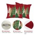 thumbnail image 4 of pimelu Housses de Coussin de Noël 18x18 Pouces Ensemble de 2 Coussins Décoratifs Sapin de Noël Rouges Coussins Décoratifs d'Hiver Décoration de Noël pour la Maison Canapé jusqu'à 70 % de Rabais Liquidation d'Été Circulaire Offres jusqu'à 60 % de Rabais, 4 of 5