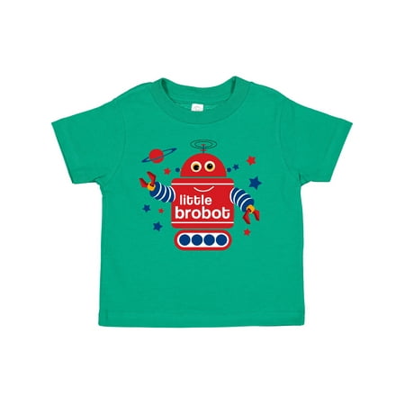 

Inktastic Robot Little Brother Gift Toddler Boy Girl T-Shirt