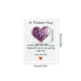thumbnail image 3 of HCBY Glitter Heart Pocket Blessing Card - Uplifting Message with Space for Personal Note, Compact Keepsake for Wallet or Desk, Thoughtful Gift for Any Occasion, 3 of 6