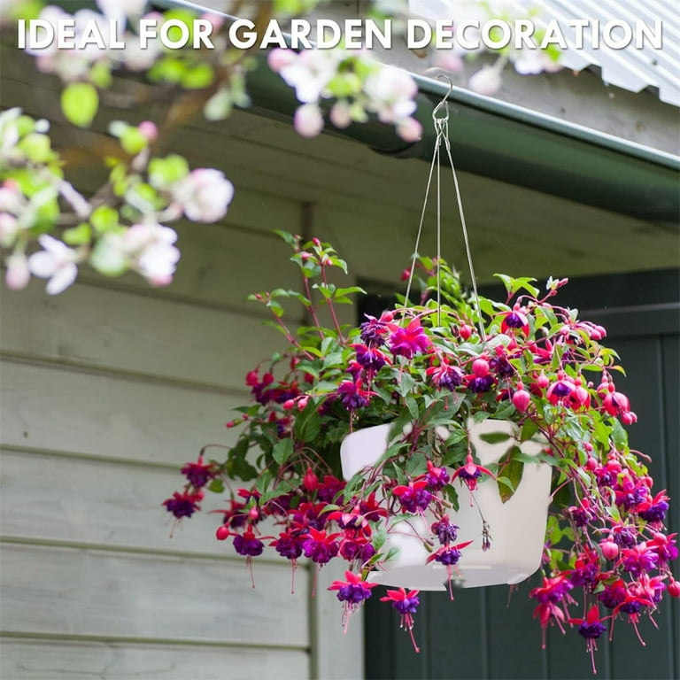 Artrylin 6 Inch Hanging Planter, Set of 3 Hanging Plant Basket, Self  Watering Hanging Planters for Indoor Outdoor Plants with Drainage Hole and  Chain (Color A) - Walmart.com