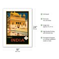 thumbnail image 2 of Visit India - The Golden Temple (Harmandir Sahib) - Amritsar Punjab - Vintage Travel Poster by Fred Taylor c.1935 - Bamboo Fine Art 290gsm Paper Print (Unframed) 18x24in, 2 of 4