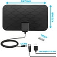 thumbnail image 5 of USTOP  Digital TV Antenna  with 360° Signal Booster Long 1000+ Miles Reception Support 4K 1080p Smart Television with 10ft Coaxial HDTV Cable  for  for free channels Local Channels, 5 of 8