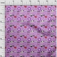 thumbnail image 3 of oneOoneCottonJerseyPurpleFabricKidsAnimalDiyClothingQuiltingFabricPrintFabricByYard58InchWide, 3 of 4