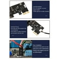 thumbnail image 3 of Interrupteur de Réinitialisation d'Alimentation d'Ordinateur Carte PCIE, Télécommande APP Carte PCIE Durable PCB Économiseur d'Effort pour PC, 3 of 8
