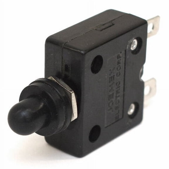 Joemex Boat Push To Reset Breaker W/ Boot | 74 Series 5A 125VAC 50VDC