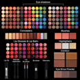 thumbnail image 3 of Kit de maquillaje CHARMCODE completo con sombra de ojos, lápiz labial y pinceles, 3 of 9