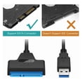 thumbnail image 4 of Cable adaptador SATA a USB 3.0 para ordenadores portátiles con disco duro de 2,5 pulgadas, 4 of 4