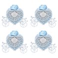 thumbnail image 1 of Candy Box,4PCS Wedding Candy Box Wedding Supplies Heart Shaped Candy Box High Capacity, 1 of 8