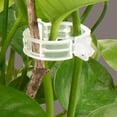 thumbnail image 3 of sunsanly 100/200/300Pcs Plant Support Clips Plastic White Green Plant Garden Clip Pepper Eggplant Fixer Tomato Clips Vine Fixing Clips Easy to Use Gardening Tool, 3 of 8