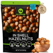 Raw Hazelnuts Filberts In Shell, Premium (32oz - 2 lbs) by Nut Cravings