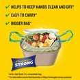 thumbnail image 3 of Glad Certified Compostable Drawstring Bags - Small 10 Litres - Drawstring, 30 Compost Trash Bags -, 3 of 11