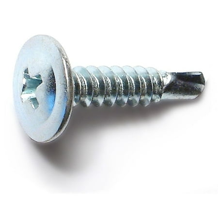 

#8-18 x 3/4 Zinc Plated Steel Modified Phillips Truss Head Self-Drilling Screws