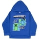 thumbnail image 2 of Conjunto de ropa Minecraft para niños, pantalones de forro polar y sudadera con capucha, talla 4, 2 of 7
