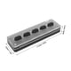 thumbnail image 4 of Teclado programable de 5 teclas con cable USB inalámbrico Bluetooth modo dual Mini teclado silencioso de silicona para juegos para música de oficina negro, 4 of 8