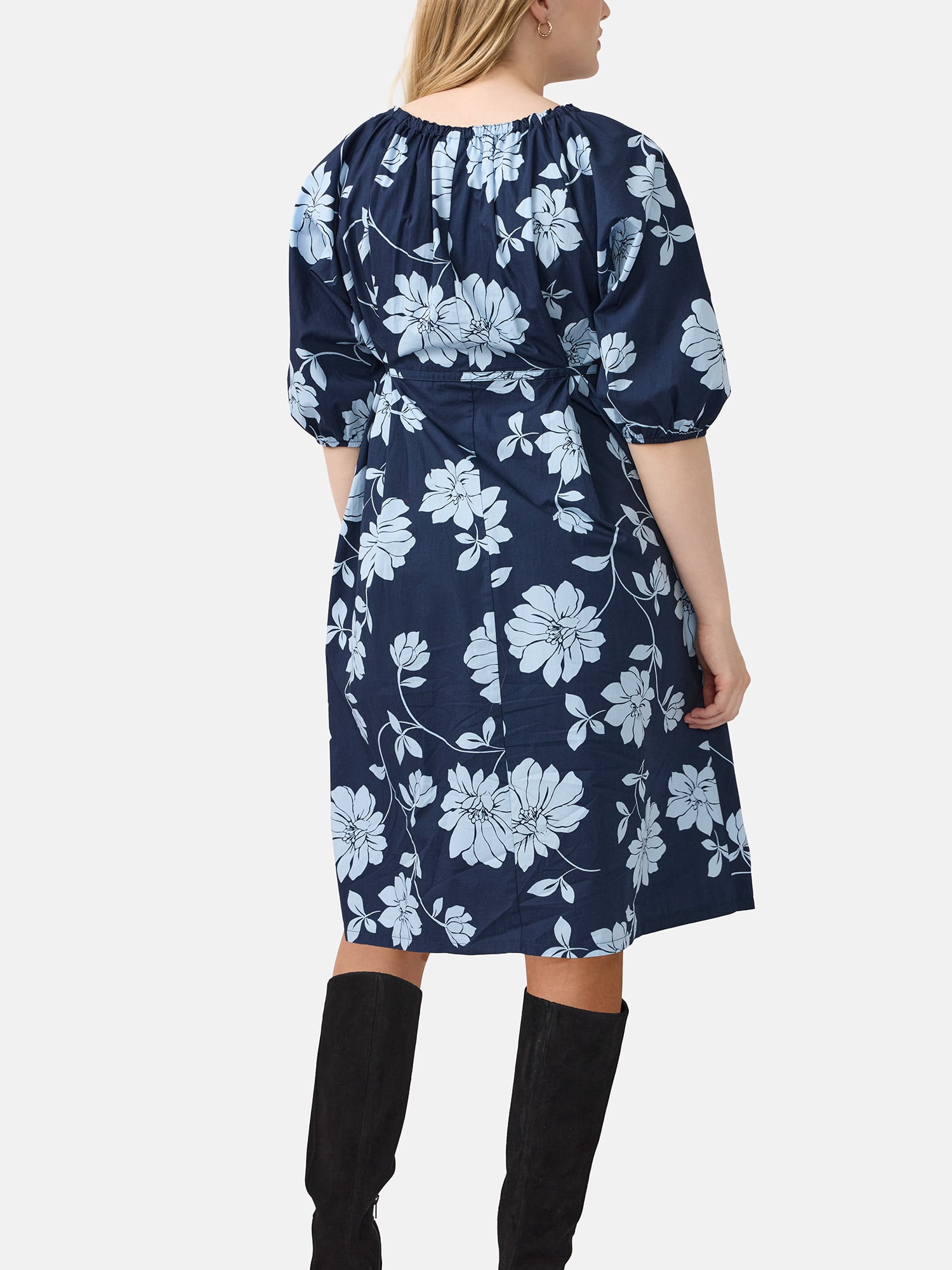 Ingrid & Isabel For Every Belly Women's Maternity Maternity Easy Midi Dress, Sizes S-XXL