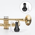 thumbnail image 1 of Phenofice 1 Set Trumpet Muffler ABS Black Noise Control Practice Design, 1 of 8