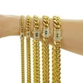 thumbnail image 4 of Multipurpose Stainless Steel Encrusted Cuban Necklace Adjustable Length Chain Portable for Street Styles Enthusiasts, 4 of 9