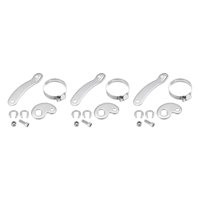stanreset Electric Bicycle Torque Arm Front/Rear 14mm Prevent Motor Loose Torque Safe Tool silver 3Set